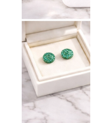 Hamsa Evil Diamond Ohrringe mit baumelndem Auge