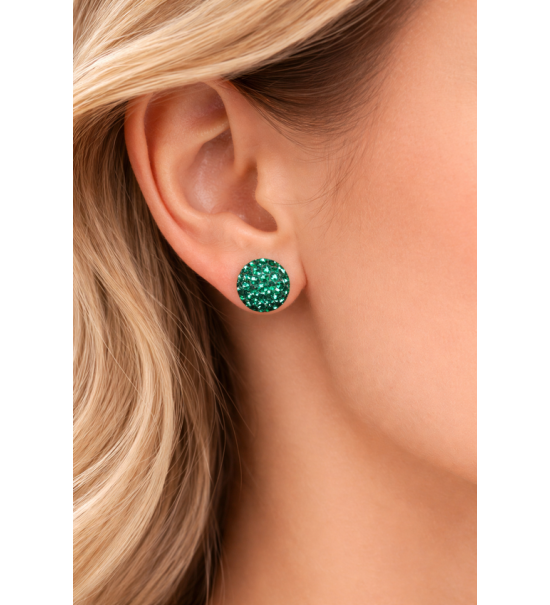 Hamsa Evil Diamond Dangling Eye Earrings