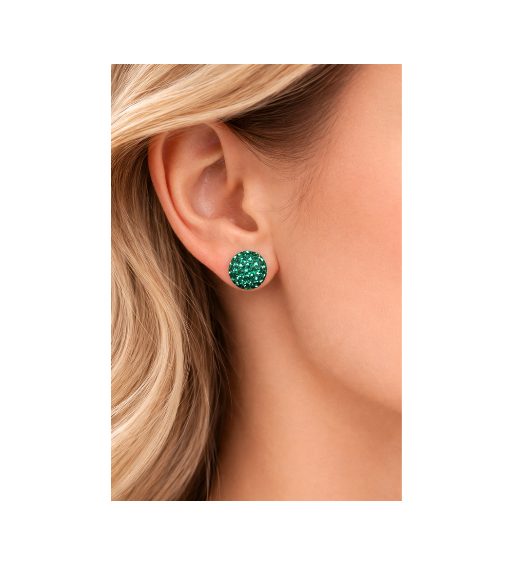 Hamsa Evil Diamond Ohrringe mit baumelndem Auge