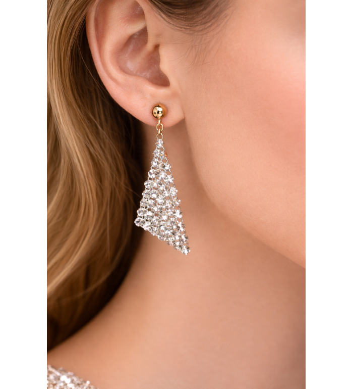 Boucles d’oreilles cristal luxe – Élégance scintillante