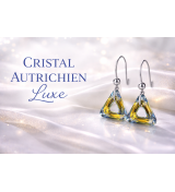 Boucles d’oreilles cristal autrichien luxe – bijou élégant femme