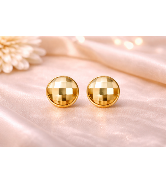 Boucles d’oreilles dorées cristal autrichien – bijoux élégants femme