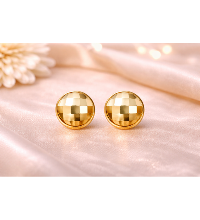 Boucles d’oreilles dorées cristal autrichien – bijoux élégants femme