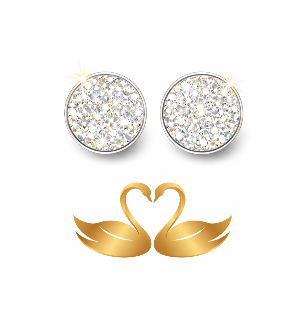 Diamond Trinity Earring Dangler Rose Gold