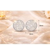 Diamond Trinity Earring Dangler Rose Gold