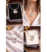 Collier cristal femme luxe – Pendentif brillant effet diamant – Livraison gratuite