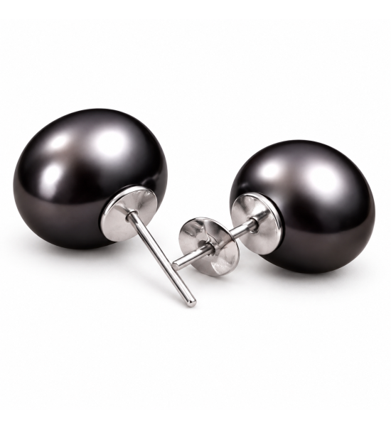 Boucles d’Oreilles Perles Noires Swarovski®