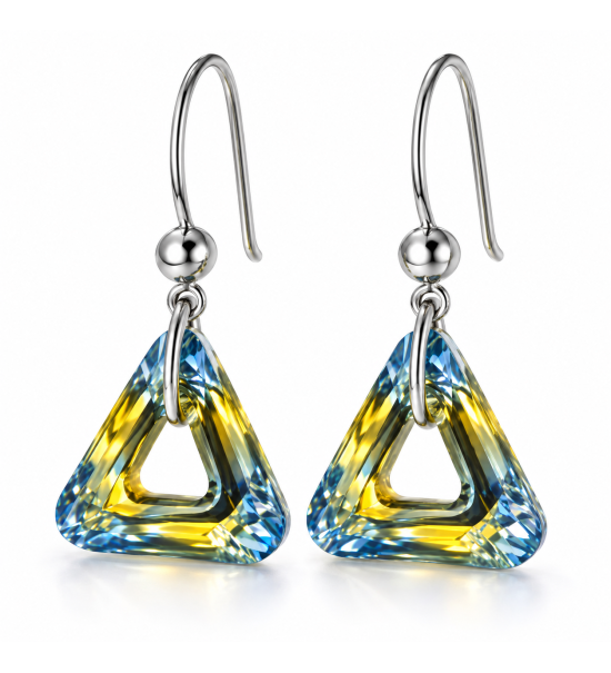 Boucles d’oreilles avec cristaux Swarov- ski®